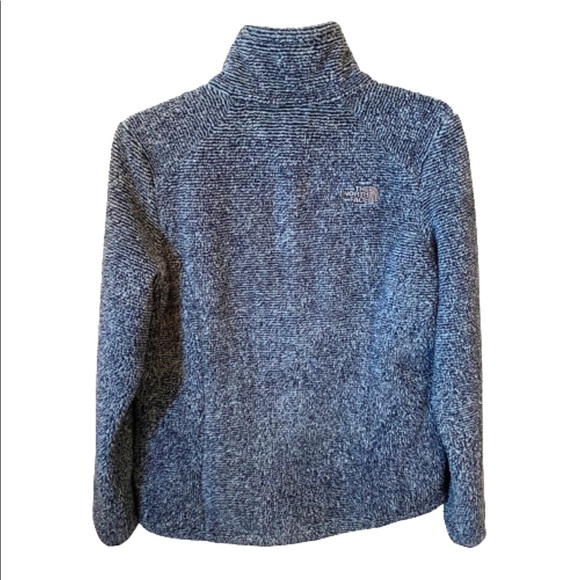North Face Womens Fleece Jacket Never Stop Exploring Terry Cloth Deep Pile Sz S - Picture 2 of 2